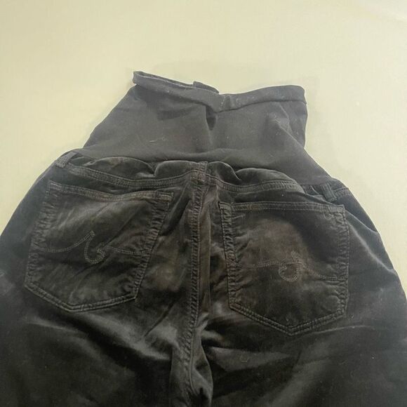 AG Adriano Goldschmied A Pea In The Pod Black Corduroy Pants Size 30 R - Picture 8 of 8